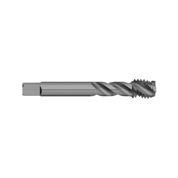 Kodiak Cutting Tools 3/8-24 Spiral Flute Semi-Bottoming Tap High Vanadium Steam Oxide 5574190 - main